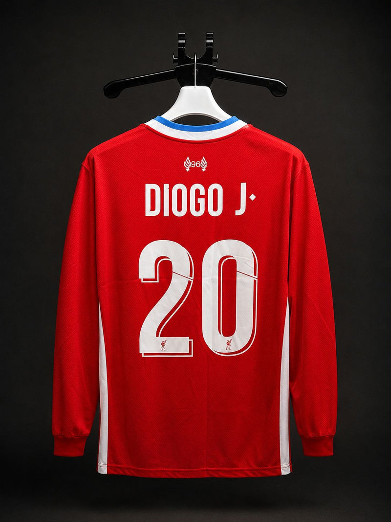 Liverpool Camisa manga longa homengem ao Jogador Diogo Jota