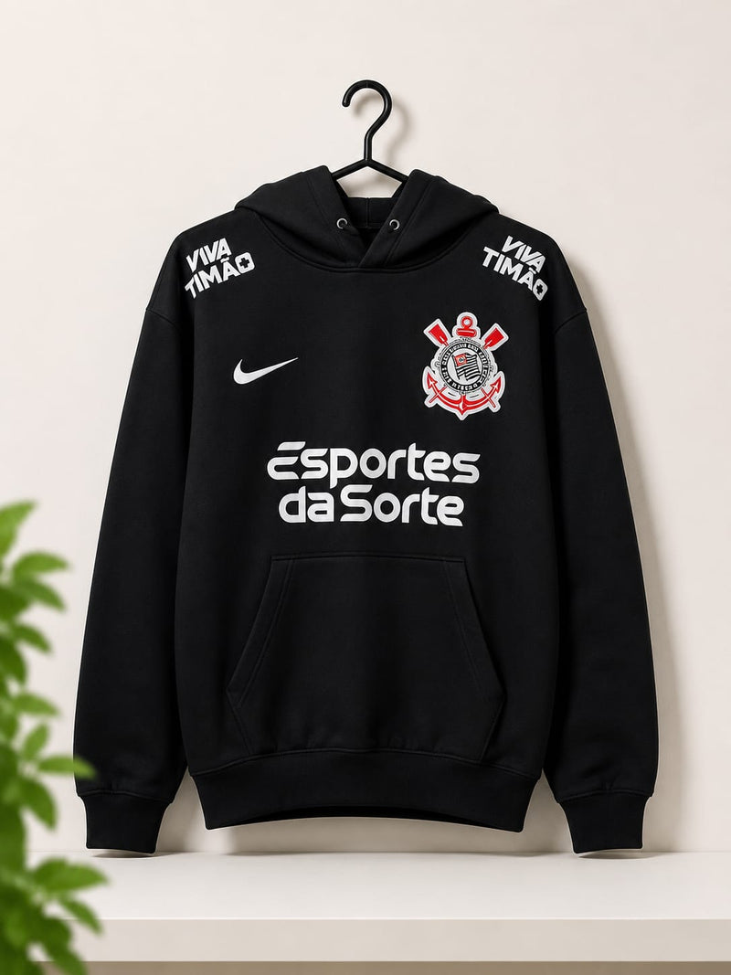 Moletom Corinthians Preto