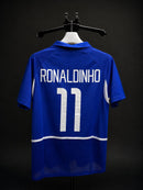 Retro Brasil Azul Ronaldinho 11